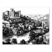 Arundel, West Sussex,  schets Rubberstempel (Afrduk)