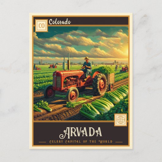 Arvada, Colorado |  BRIEFKAART (Voorkant)