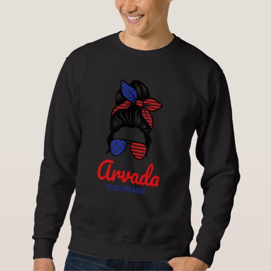 Arvada Colorado Retro Rommelige Knot Trui (Voorkant)