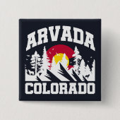 Arvada, Colorado Vierkante Button 5,1 Cm (Voorkant)