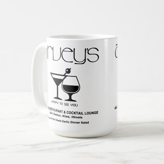 Arvey's Restaurant & Cocktail Lounge, Niles, Veren Koffiemok (Voorkant links)