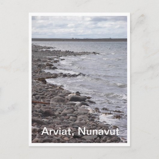Arviat Nunavut Shoreline Briefkaart (Voorkant)