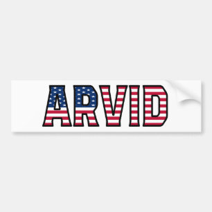 Arvid Name Vorname USA Aufkleber Sticker Auto