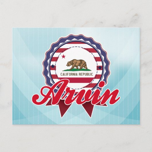 Arvin, CA Briefkaart (Voorkant)
