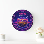 Arvin California Neon Valley  Grote Klok (Huis)