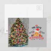 ARVORE DE NATAL BRIEFKAART (Voorkant / Achterkant)