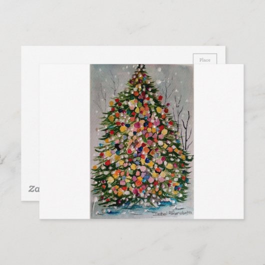 ARVORE DE NATAL BRIEFKAART (Voorkant / Achterkant)