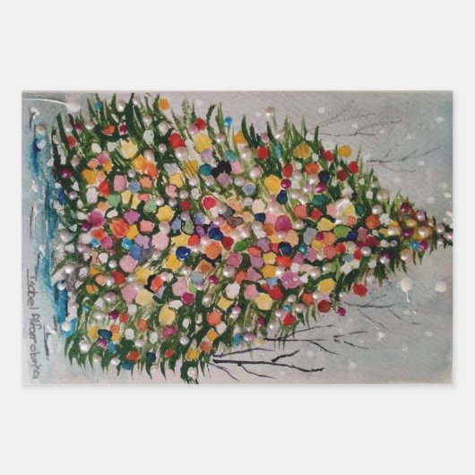 ARVORE DE NATAL INPAKPAPIER VEL (Voorkant)