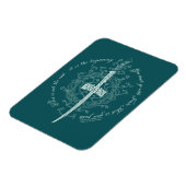 ARWEN™ Elfen Zwaard Citaat Magneet (Linkerzijde)