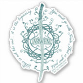 ARWEN™ Elfenzwaard Citaat Sticker (Voorkant)