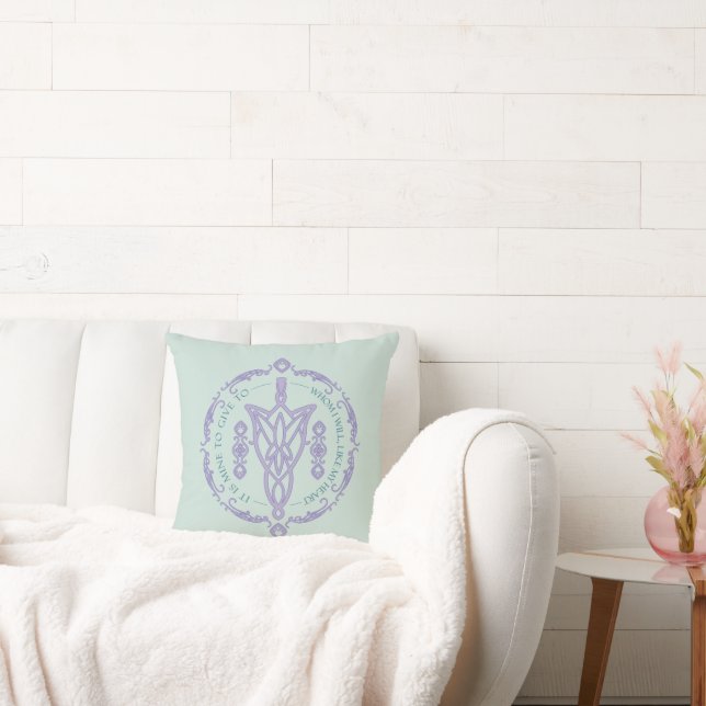 ARWEN™ Eveningstar Citaat Grafiek Kussen (Bank)