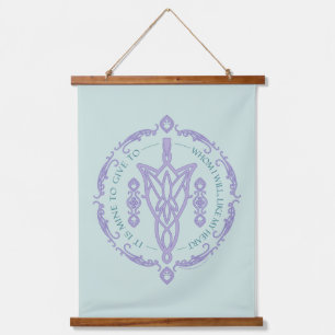 ARWEN™ Evenstar Citaat Grafiek Hangend Wandkleed
