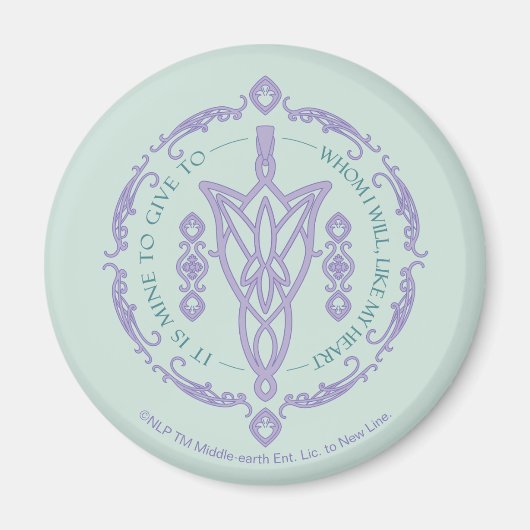 ARWEN™ Evenstar Citaat Grafiek Magneet (Voorkant)