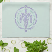ARWEN™ Evenstar Citaat Grafisch Theedoek (Gevouwen)