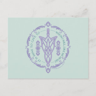 ARWEN™ Evenstar Citatengrafiek Briefkaart