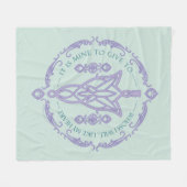 ARWEN™ Evenstar Citatief Grafiek Fleece Deken (Voorkant (Horizontaal))