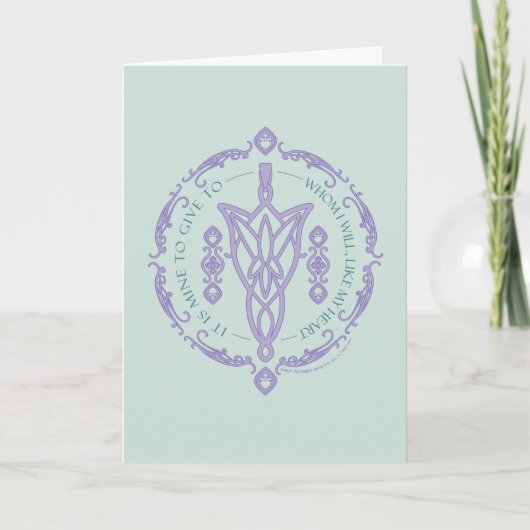 ARWEN™ Evenstar Citatief Grafiek Kaart (Voorkant)