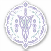 ARWEN™ Evenstar Citatief Grafisch ontwerp Sticker (Voorkant)