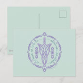 ARWEN™ Evenstar Quote Graphic Briefkaart (Voorkant / Achterkant)