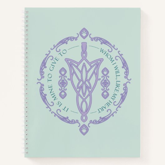 ARWEN™ Evenstar Quote Graphic Notitieboek (Voorkant)