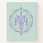 ARWEN™ Evenstar Quote Graphic Notitieboek (Achterkant)