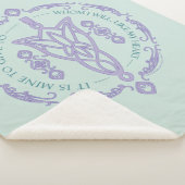 ARWEN™ Evenstar Quote Graphic Sherpa Deken (3/4)