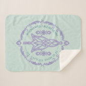 ARWEN™ Evenstar Quote Graphic Sherpa Deken (Voorkant (horizontaal))