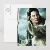 ARWEN™ in sneeuw en zwaard Briefkaart (Voorkant / Achterkant)