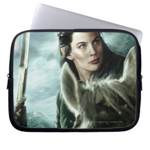 ARWEN™ in sneeuw en zwaard Laptop Sleeve
