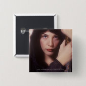 ARWEN™ met zwaard Vierkante Button 5,1 Cm (Voorkant /achterkant)