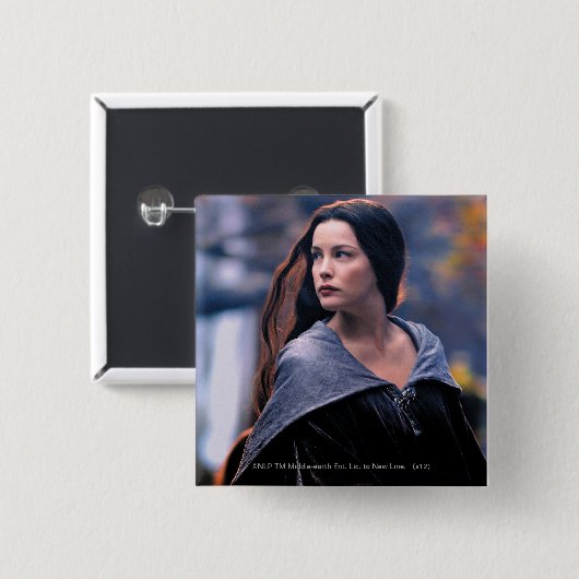 ARWEN™-terugblik Vierkante Button 5,1 Cm (Voorkant /achterkant)