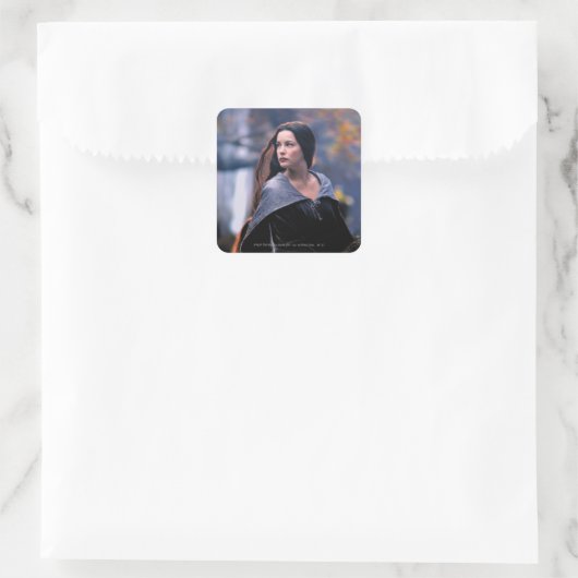 ARWEN™-terugblik Vierkante Sticker (Tas)