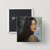 ARWEN™ terugdraaien Vierkante Button 5,1 Cm (Voorkant /achterkant)