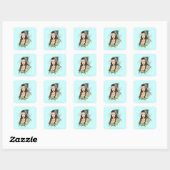 ARWEN™ Vector Collage Vierkante Sticker (Vel)
