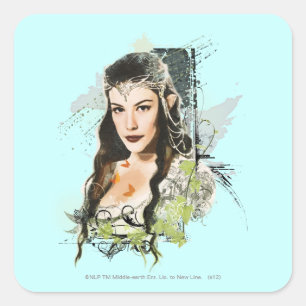 ARWEN™ Vector Collage Vierkante Sticker