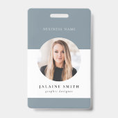 ARYA Minimalist Sage Green Business Employee-ID Badge (Voorkant)