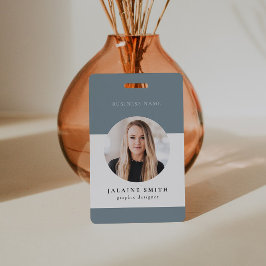 ARYA Minimalist Sage Green Business Employee-ID Badge