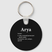 Arya naamdefinitie sleutelhanger (Voorkant)