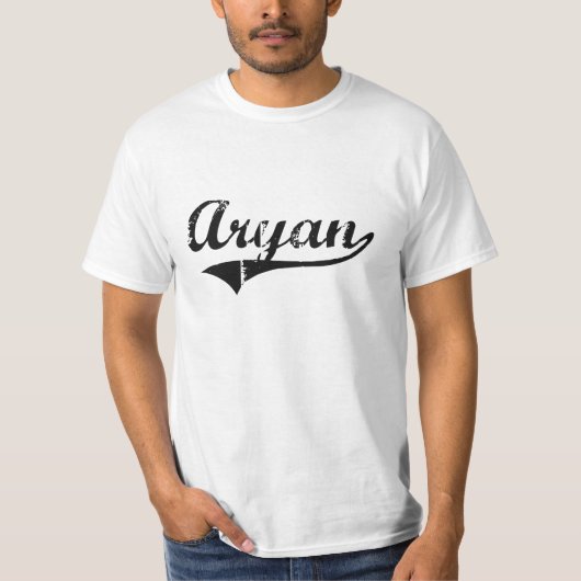 Aryan Classic Style Name T-shirt (Voorkant)