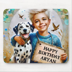 ARYAN en zijn Dalmatische hond Muismat