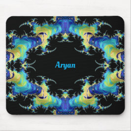 ARYAN ~ Vreemd 3D-patroon ~ Gepersonaliseerd Muismat