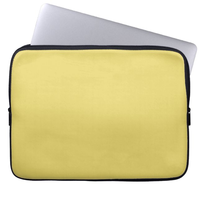  Arylide yellow (solid color)  Laptop Sleeve (Voorkant)