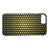 Arylide yellow Techno Stippen Modern Black Case-Mate iPhone Case (Achterkant (Horizontaal))