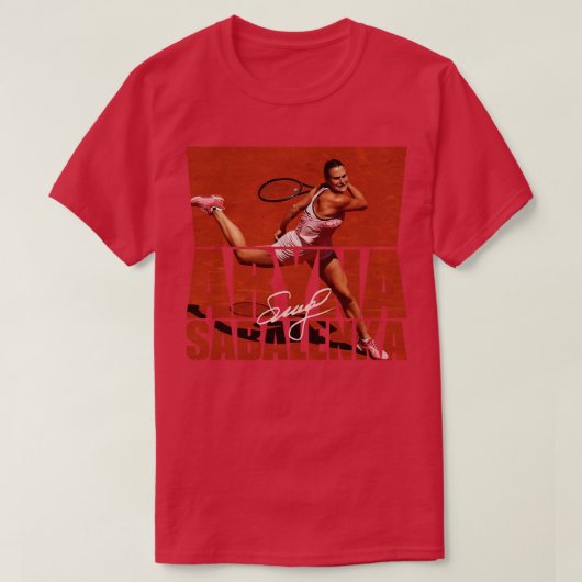 Aryna Sabalenka T-shirt (Design voorkant)