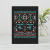 Arzt Doctor Knit Ugly kerstcadeau Kaart (Staand voorkant)
