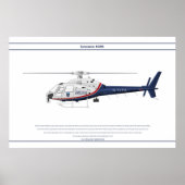 AS355 Britse politie 1 Poster (Voorkant)