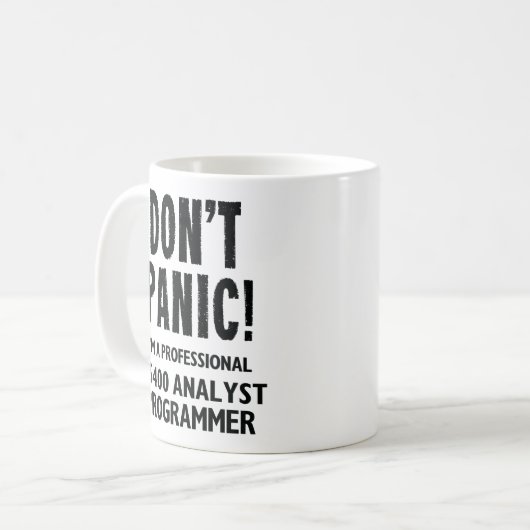 AS400 Analyst Programmer Koffiemok (Voorkant links)