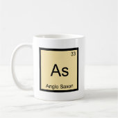 As - Anglo Saxon Funny Chemistry Element Symbol T Koffiemok (Links)