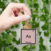 As - Asimov Grappige Chemie Element Symbool T-shir Sleutelhanger (Hand)