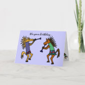 AS- Dancing Horses Verjaardag Kaart (Voorkant)
